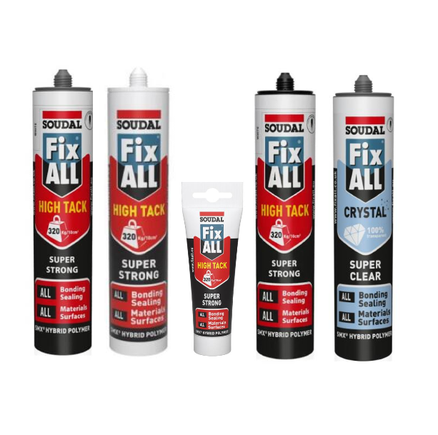 Soudal Fixall Soudal Fix All high Tack Super Strength Hybrid Polymer Adhesive