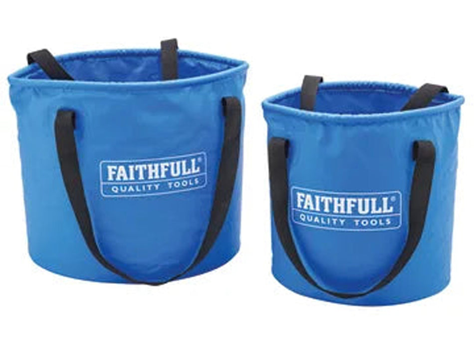 XMS Faithfull 12L & 20L Collapsible Bucket Pack Main Image