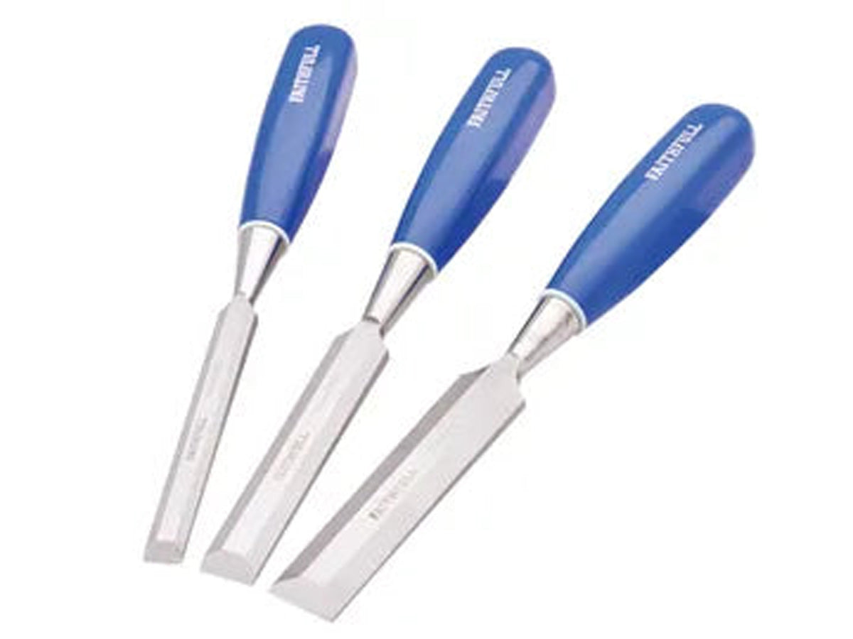 XMS Faithfull 3 Piece Blue Chisel Set Main Image