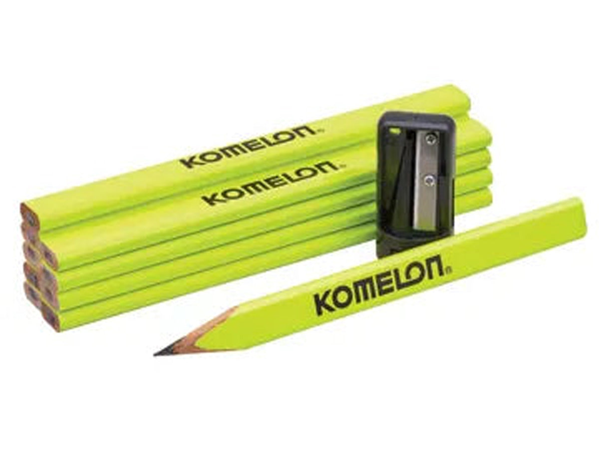 XMS Komelon Carpenters Pencils & Sharpener Set Main Image