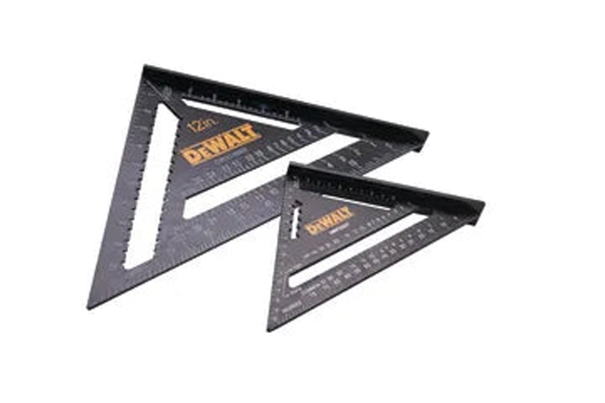 XMS DeWalt 175mm (7in) & 300mm (12in) Rafter Square Twin Pack Main Image