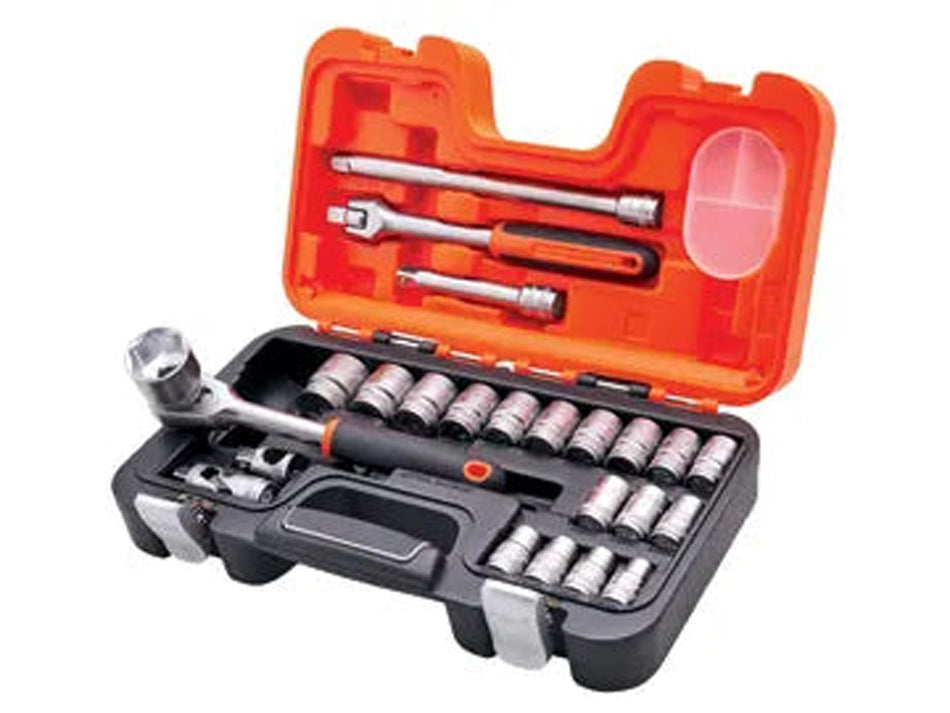 XMS Bahco 1/2in Drive Socket Set (24 Piece) Main Image