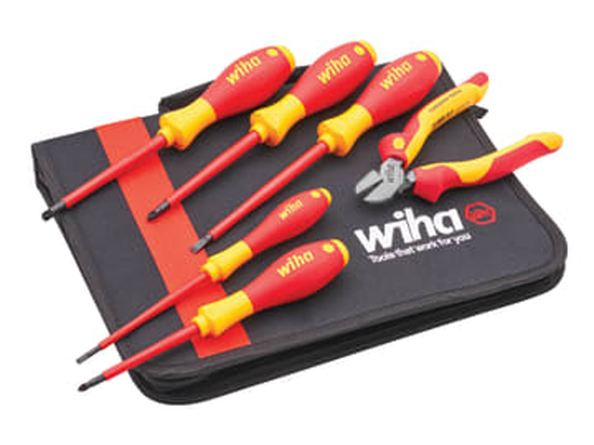 XMS Wiha Electrician's VDE Screwdriver & Plier Set Main Image