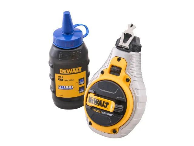 DeWalt 30m (100ft) Chalk Line & Blue Chalk Set Main Image [src:xms26chalk.jpg@20260921120907]