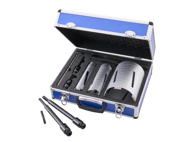Mexco 9 Piece Diamond Core Drill Set Main Image [src:xms26dcore.jpg@20260921131523]