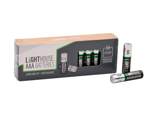 Lighthouse AAA Battery Pack (24 Pack) Main Image [src:xms26lhbat3a.jpg@20260921144904]