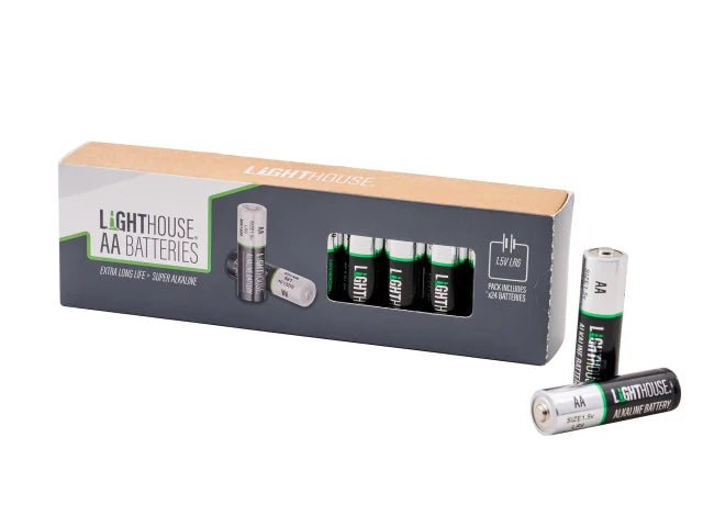 Lighthouse AA Battery Pack (24 Pack) Main Image [src:xms26lhbataa.jpg@20260921145044]