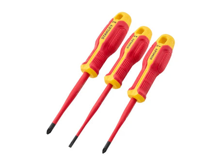 Stanley 3 Piece VDE Screwdriver Set Main Image [src:xms26vde3pce.jpg@20260923094925]