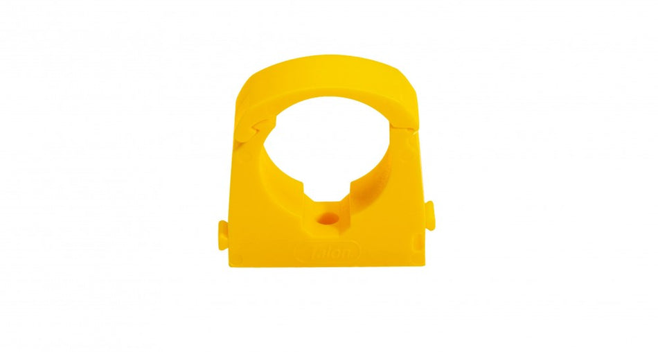Talon Yellow (Gas) Pipe Clips 15mm or 22mm | Packs of 20