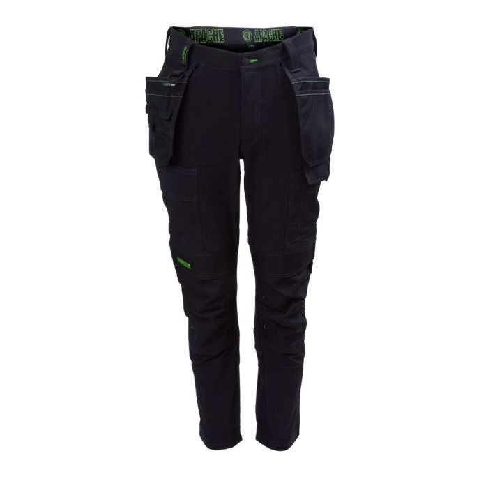 Apache Calgary Stretch Trouser Black Main Image [src:apache_calgary_1.jpg@20260923131405]