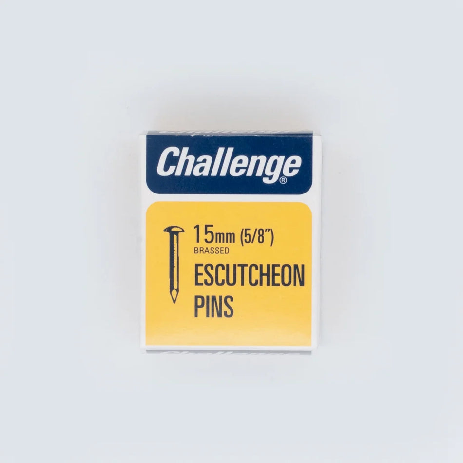 Challenge Brass Plated Escutcheon Pins - 15mm (40g) Main Image [src:escu.jpg@20261028102932]