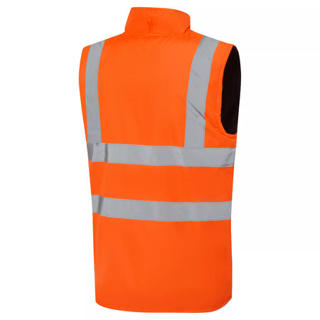 Hi-Vis Reversible Fleece Bodywarmer - Orange [src:hvrbwo2.jpg@20261026102328]