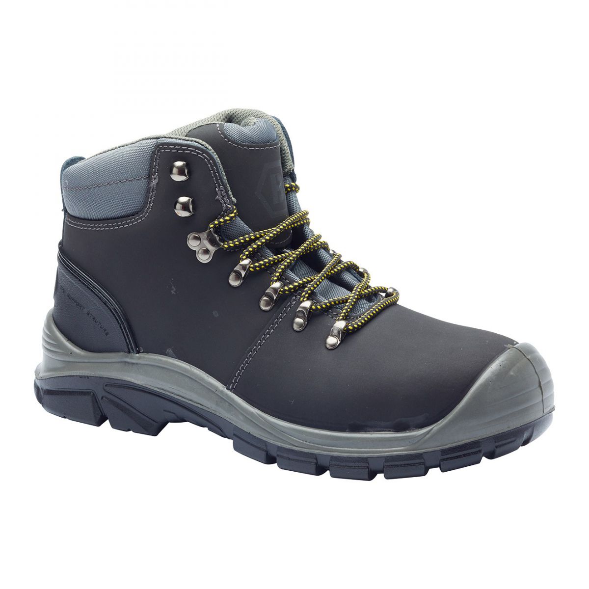 BlackRock Malvern Hiker Safety Boot - Black - S3 SRC Main Image [src:malvb1.jpg@20261019112350]