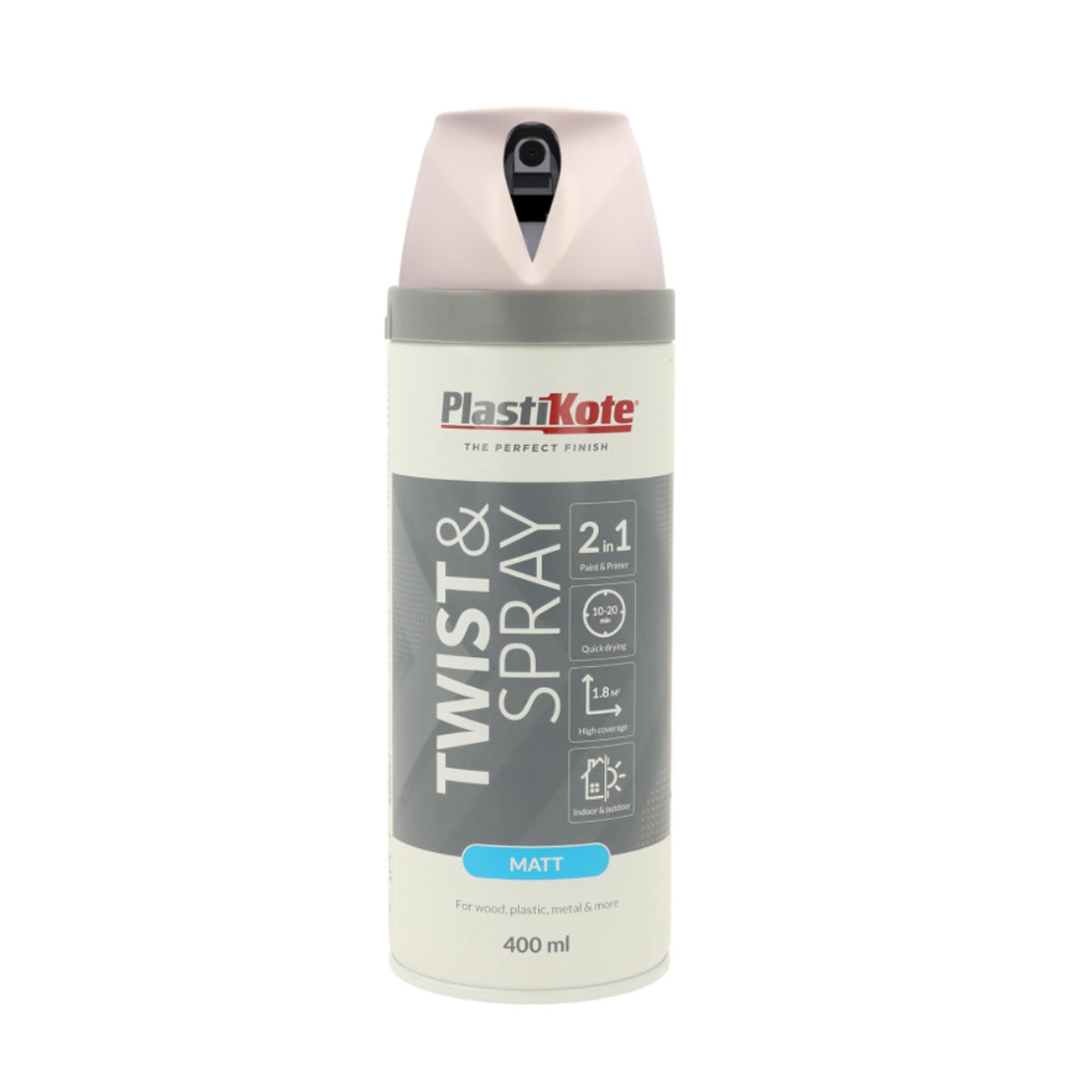 PlastiKote Twist & Spray Paint 400ml - Matt Chocolate [src:matt_antique.jpg@20260112092157]