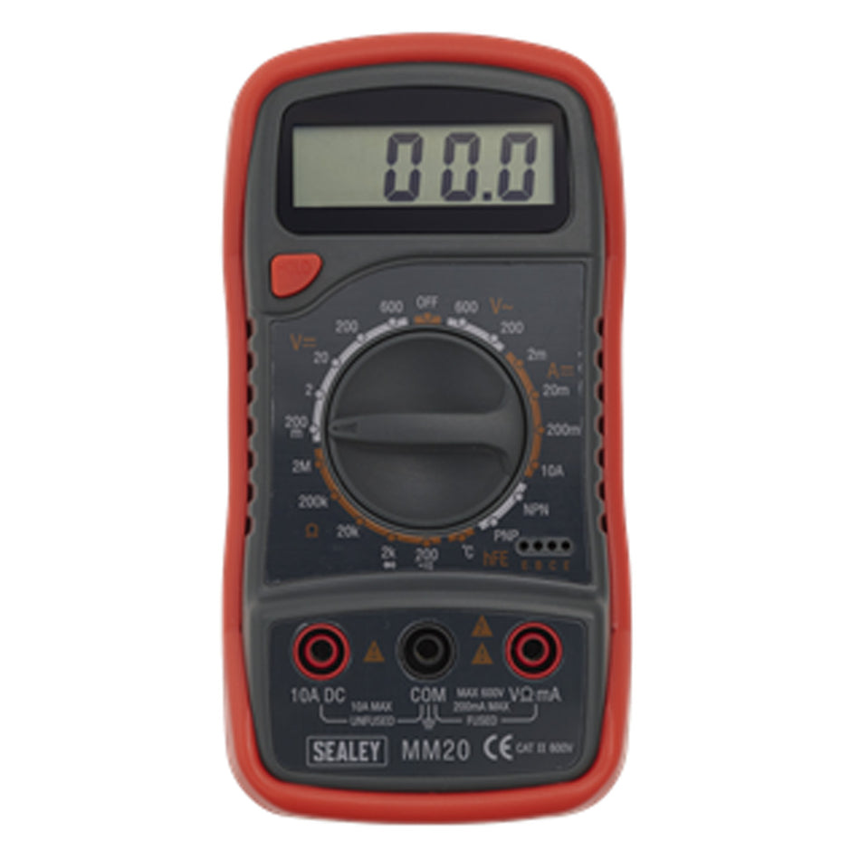 Sealey Digital Multimeter 20 Function with Thermocouple Main Image