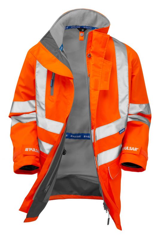 Pulsar Protect Padded Storm Coat - Orange [src:pr502r.jpg@20261005100323]