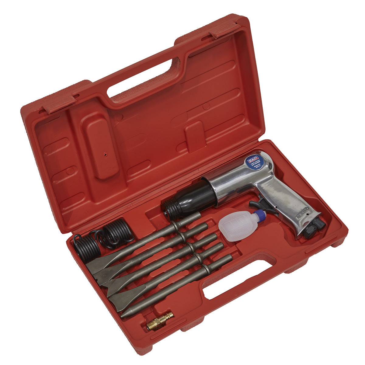 Sealey Air Hammer with Chisels Long Stroke Main Image