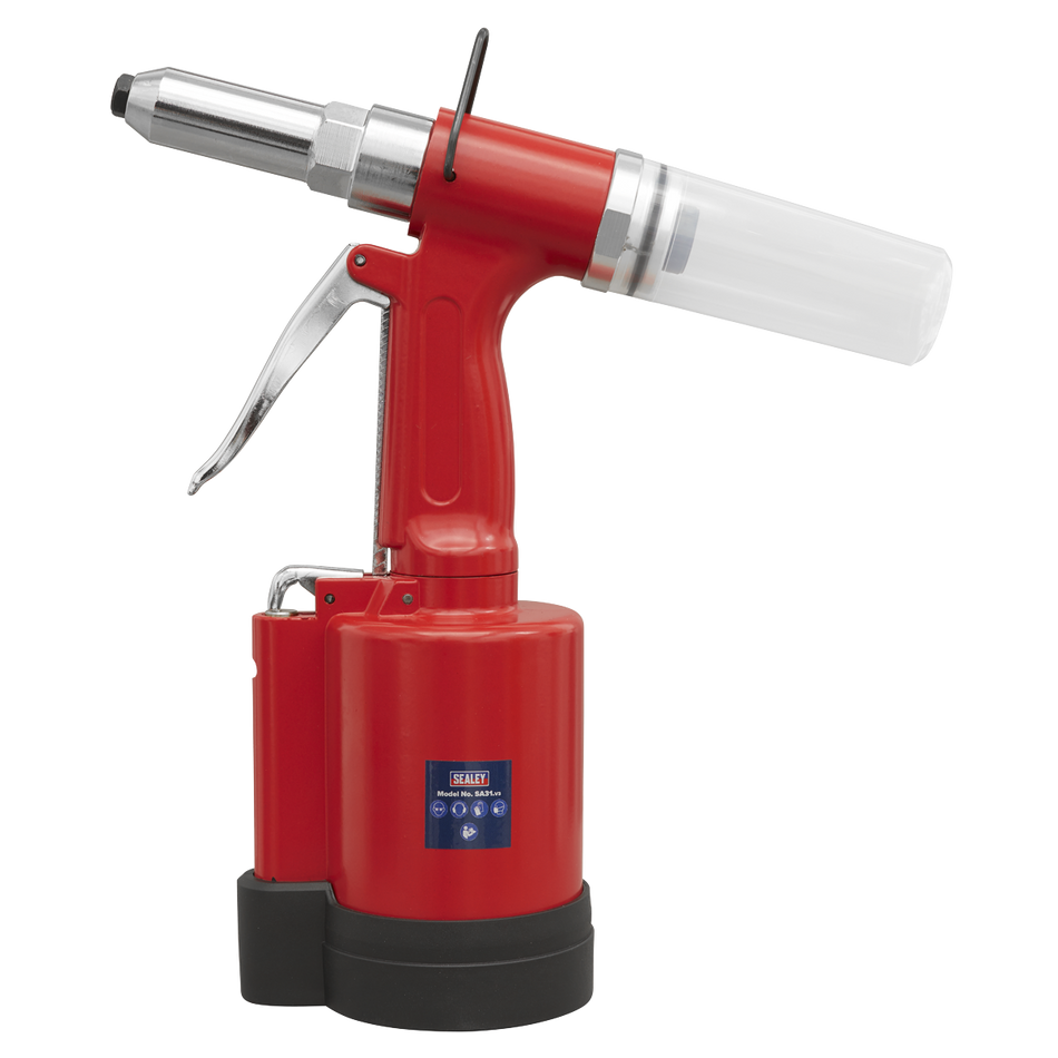 Sealey Air/Hydraulic Riveter 3/16" Steel Aluminium & Stainless Steel Rivets SA31