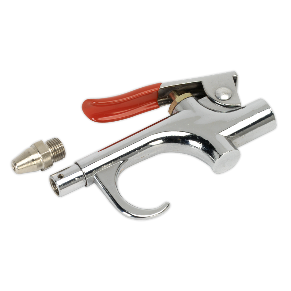 Sealey Air Blow Gun Palm Type with 1/4"BSP Air Inlet & Safety Nozzle SA913