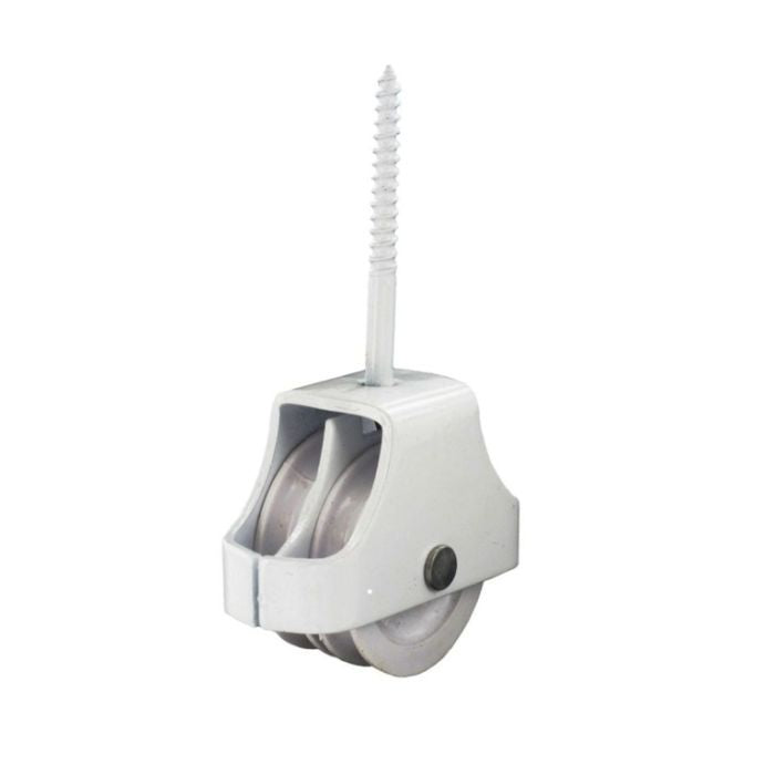 Screw-In Pulley, Double, White, 45mm Main Image [src:stx-556524_1.jpg@20261028133044]