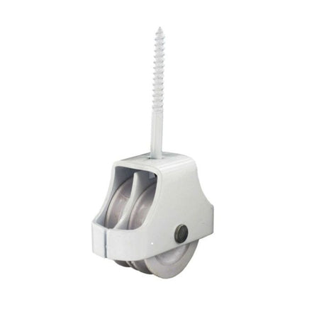Screw-In Pulley, Double, White, 45mm Main Image [src:stx-556524_1.jpg@20261028133044]